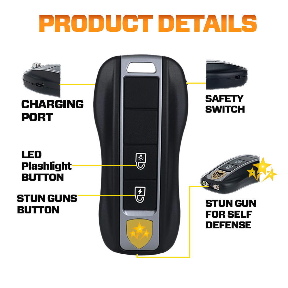 💥 2025 Mega Sale 70% OFF ️🔥 VOLTAX V57 Hi-Tech Stun Flashlight Car Key ⚡ Smart Defense - Stay Safe